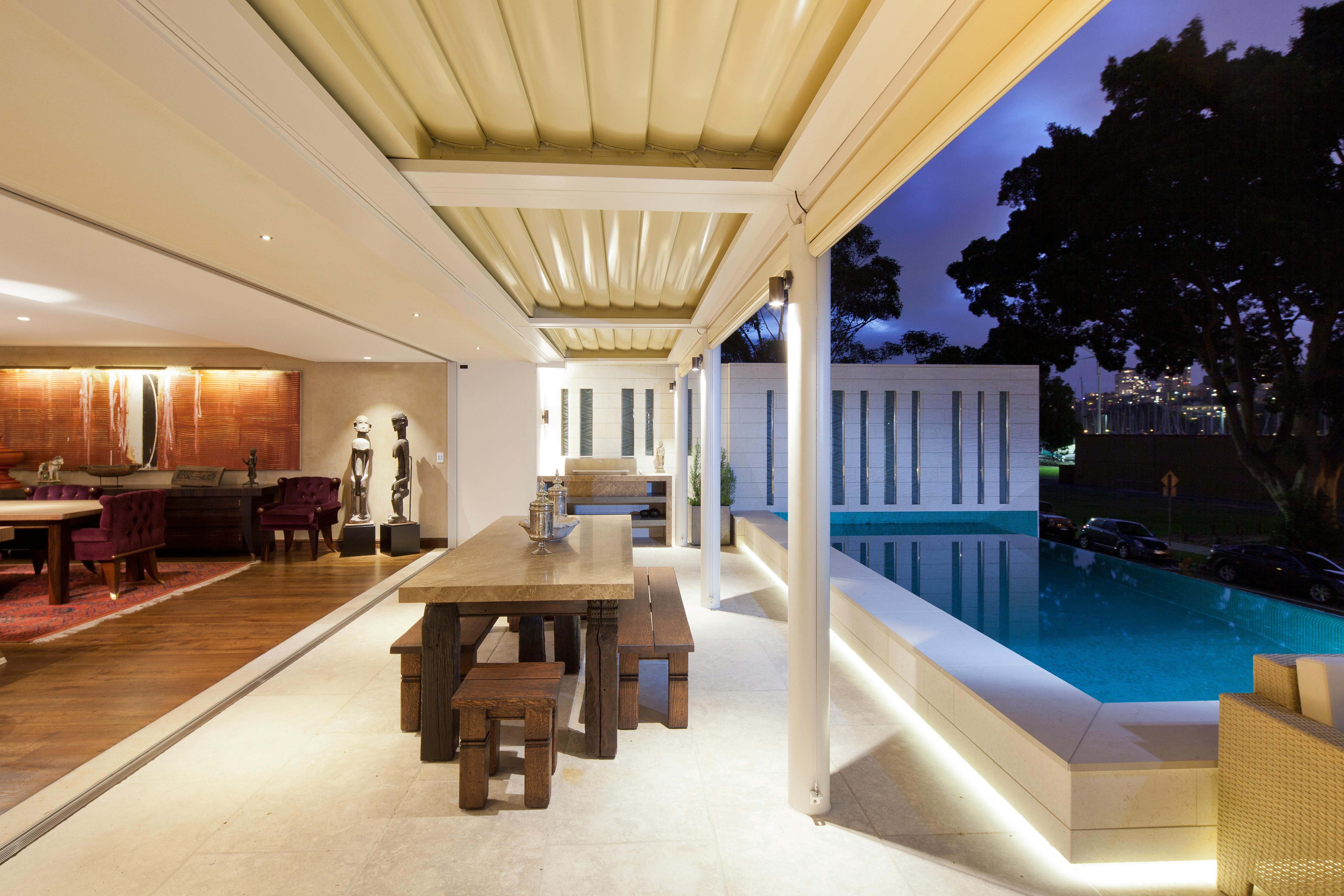 Couple seating on a custom home theater